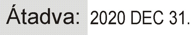 Colop Classic 2000/P bélyegzőlenyomat dátumbélyegző bélyegzőkészítés Budán