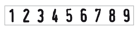 Trodat 55510 bélyegzőlenyomat számbélyegző bélyegző készítés Budán azonnal